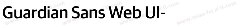 Guardian Sans Web Ul字体转换